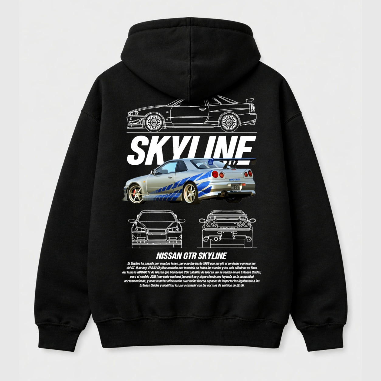 SUDADERA NISSAN SKYLINE